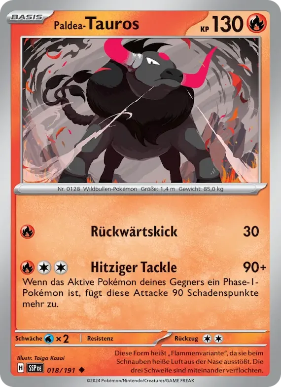 Paldea-Tauros 18 – Stürmische Funken