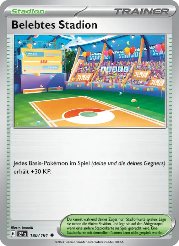 Belebtes Stadion 180 – Stürmische Funken