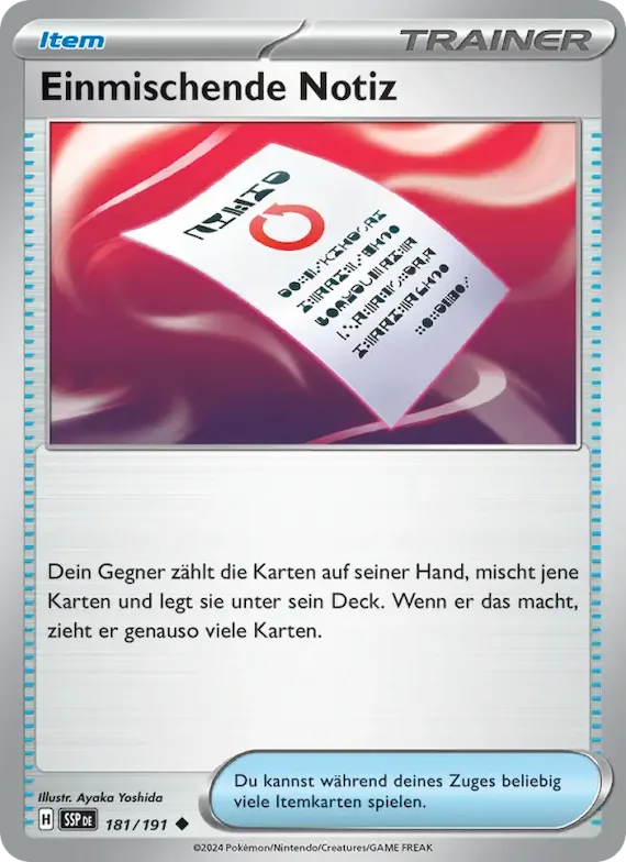 Einmischende Notiz 181 – Stürmische Funken
