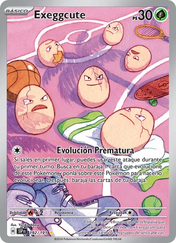 Exeggcute 192 – Chispas Fulgurantes