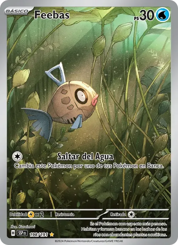 Feebas 198 – Chispas Fulgurantes