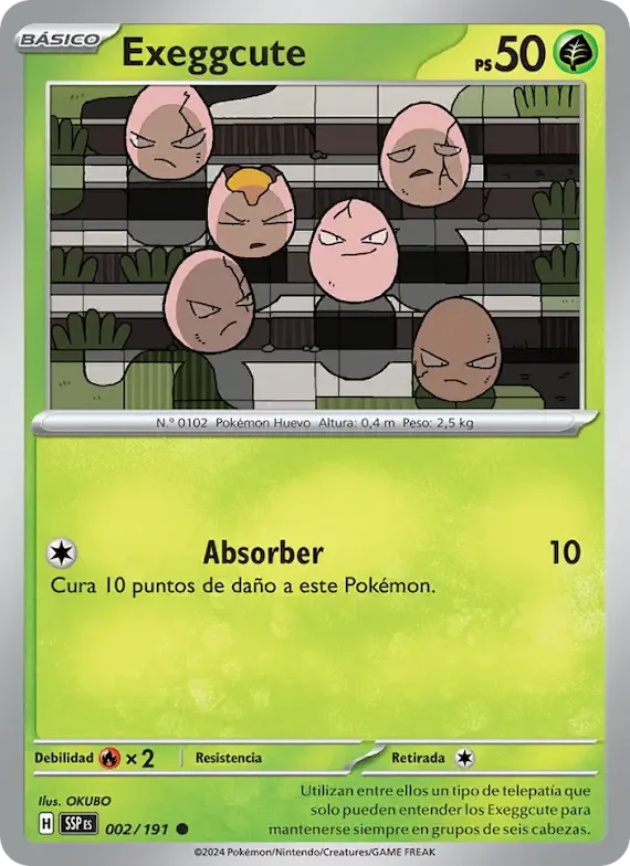 Exeggcute 2 – Chispas Fulgurantes