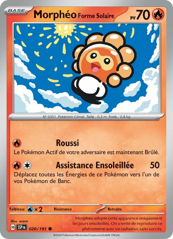 Morphéo Forme Solaire 20 – Étincelles Déferlantes