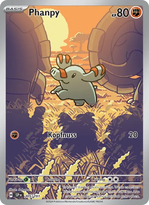 Phanpy 205 – Stürmische Funken