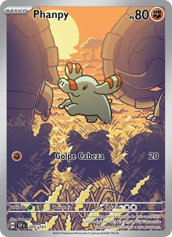 Phanpy 205 – Chispas Fulgurantes