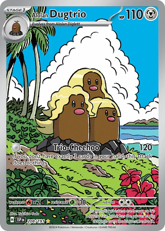 Alolan Dugtrio #208 – Surging Sparks