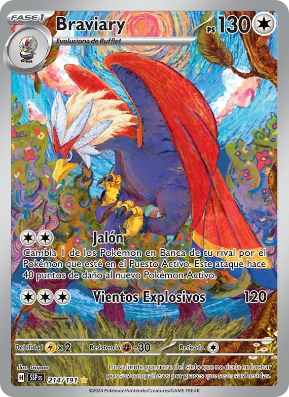 Braviary 214 – Chispas Fulgurantes