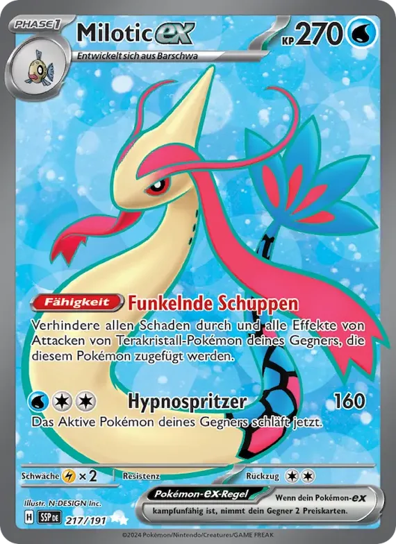 Milotic-ex 217 – Stürmische Funken