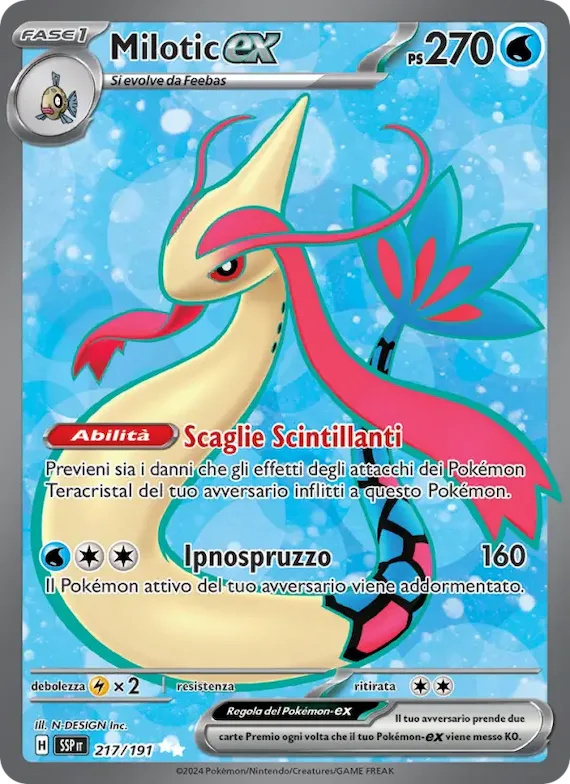 Milotic-ex 217 – Scintille Folgoranti