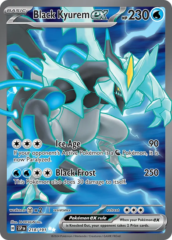 Black Kyurem ex #218 – Surging Sparks