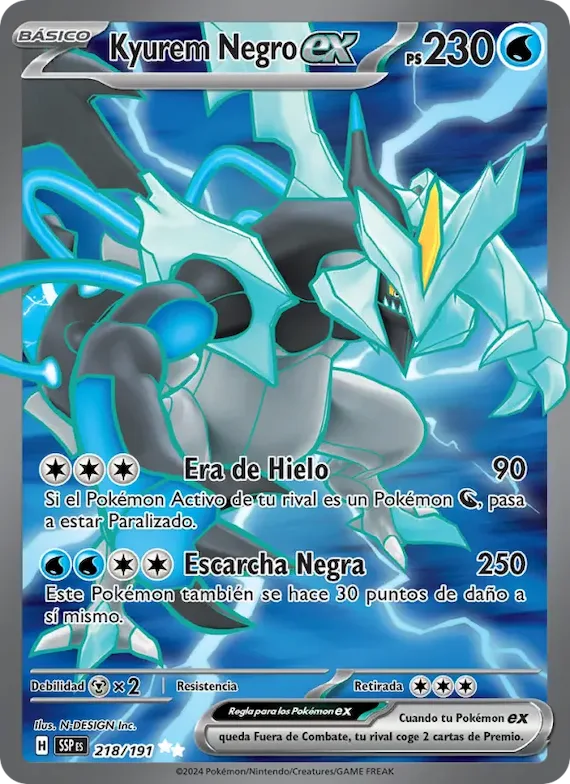 Kyurem Negro ex 218 – Chispas Fulgurantes