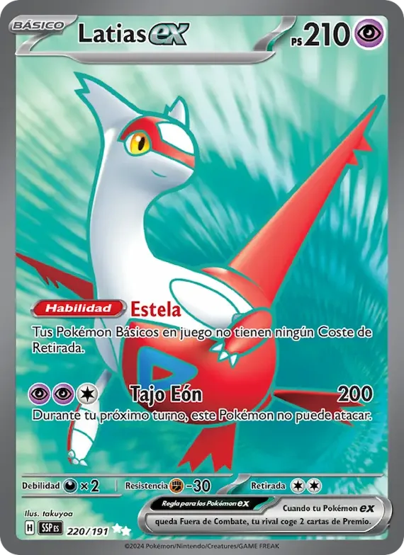 Latias ex 220 – Chispas Fulgurantes