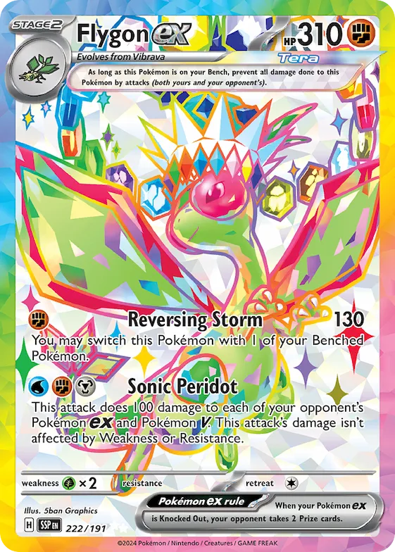 Flygon ex #222 – Surging Sparks