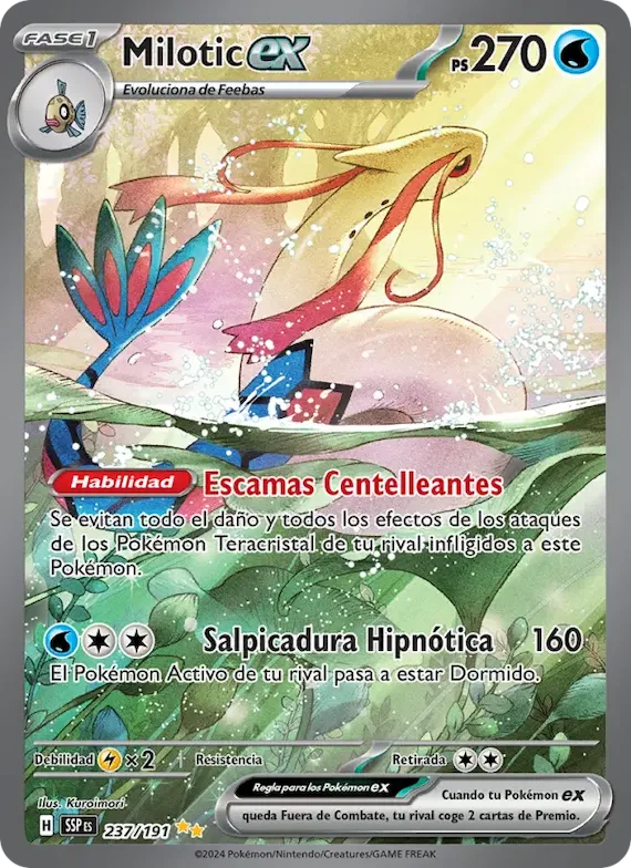 Milotic ex 237 – Chispas Fulgurantes