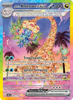 Alola-Kokowei-ex Nr. 242 – Surging Sparks