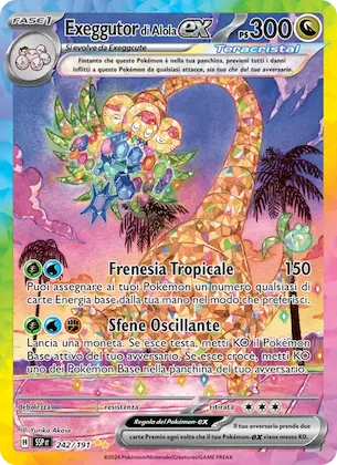 Exeggutor di Alola-ex 242 – Scintille Folgoranti