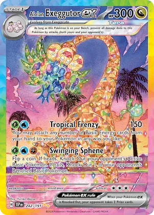 Alolan Exeggutor ex #242 – Surging Sparks