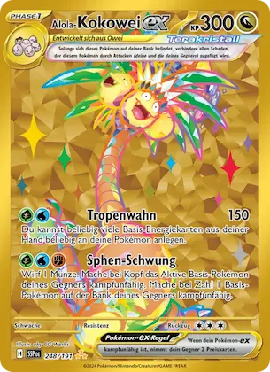 Alola-Kokowei-ex Nr. 248 – Surging Sparks