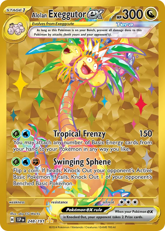 Alolan Exeggutor ex #248 – Surging Sparks