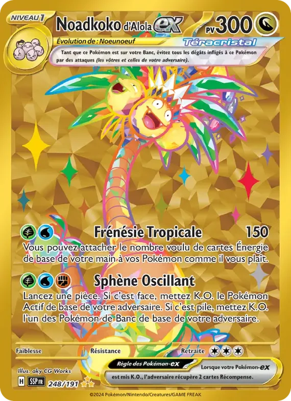 Noadkoko d'Alola-ex 248 – Étincelles Déferlantes