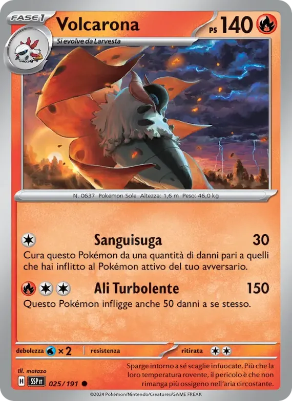 Volcarona 25 – Scintille Folgoranti
