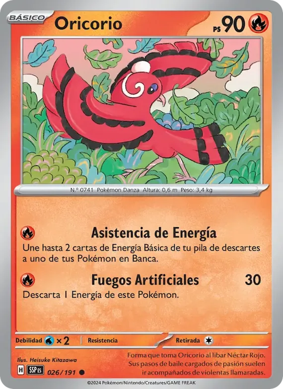 Oricorio 26 – Chispas Fulgurantes