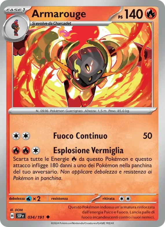 Armarouge 34 – Scintille Folgoranti