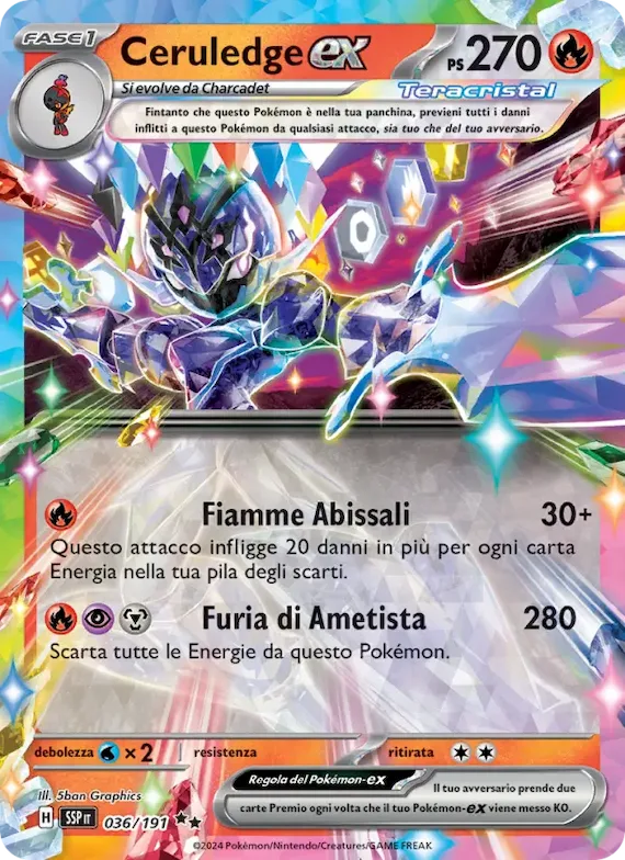 Ceruledge-ex 36 – Scintille Folgoranti