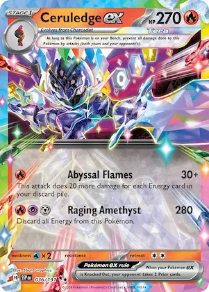 Ceruledge ex #36 – Surging Sparks