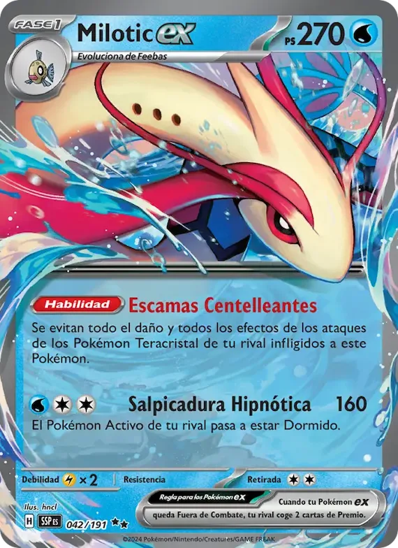 Milotic ex 42 – Chispas Fulgurantes