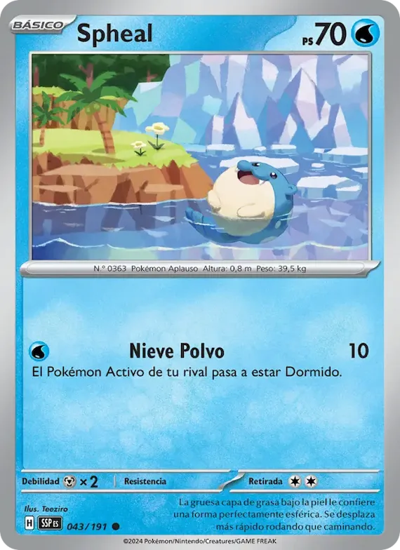 Spheal 43 – Chispas Fulgurantes