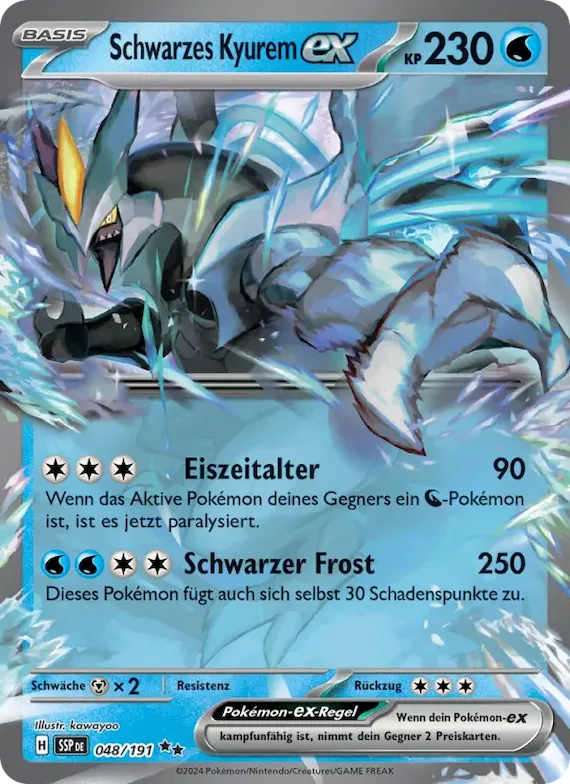 Schwarzes Kyurem-ex 48 – Stürmische Funken