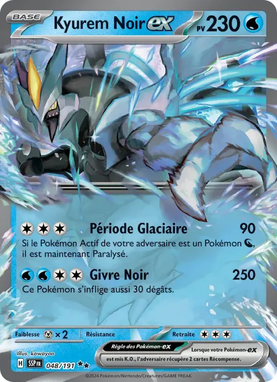 Kyurem Noir-ex 48 – Étincelles Déferlantes