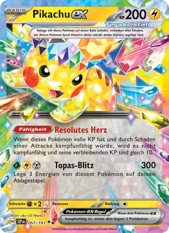 Pikachu-ex 57 – Stürmische Funken