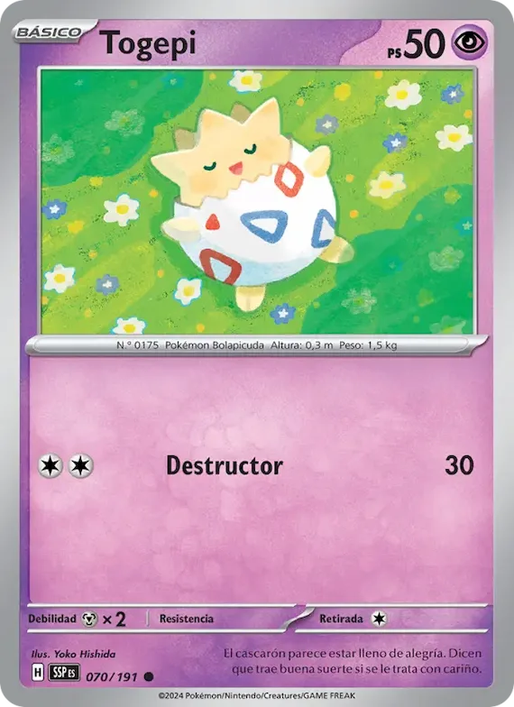 Togepi 70 – Chispas Fulgurantes