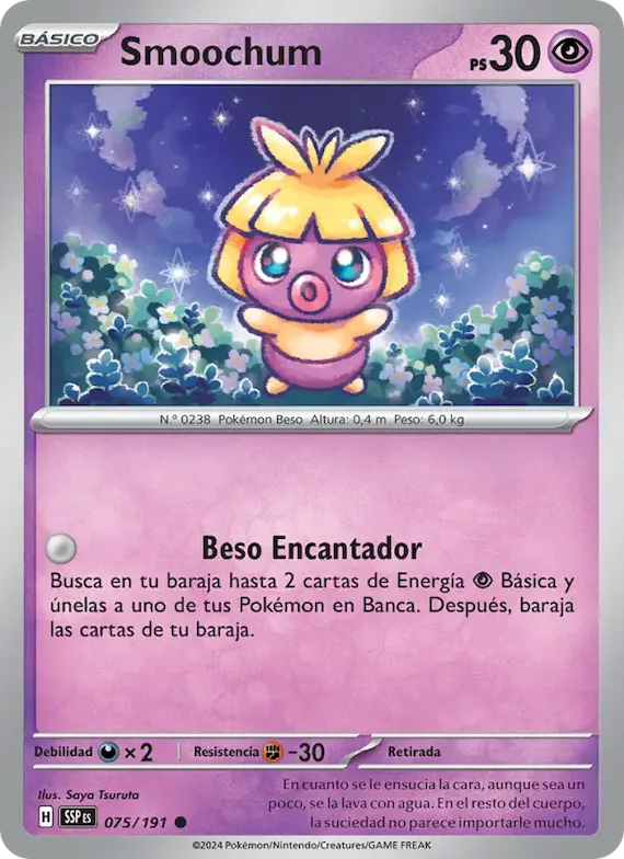 Smoochum 75 – Chispas Fulgurantes