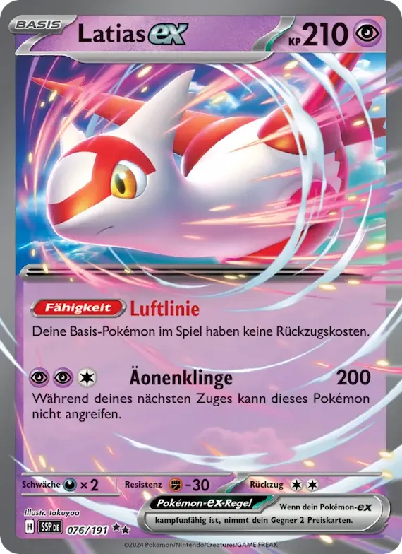 Latias-ex 76 – Stürmische Funken