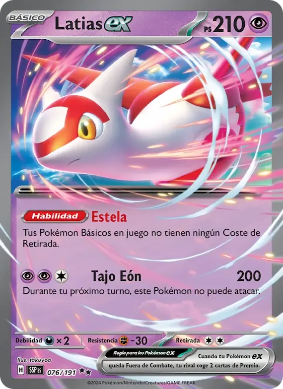 Latias ex 76 – Chispas Fulgurantes