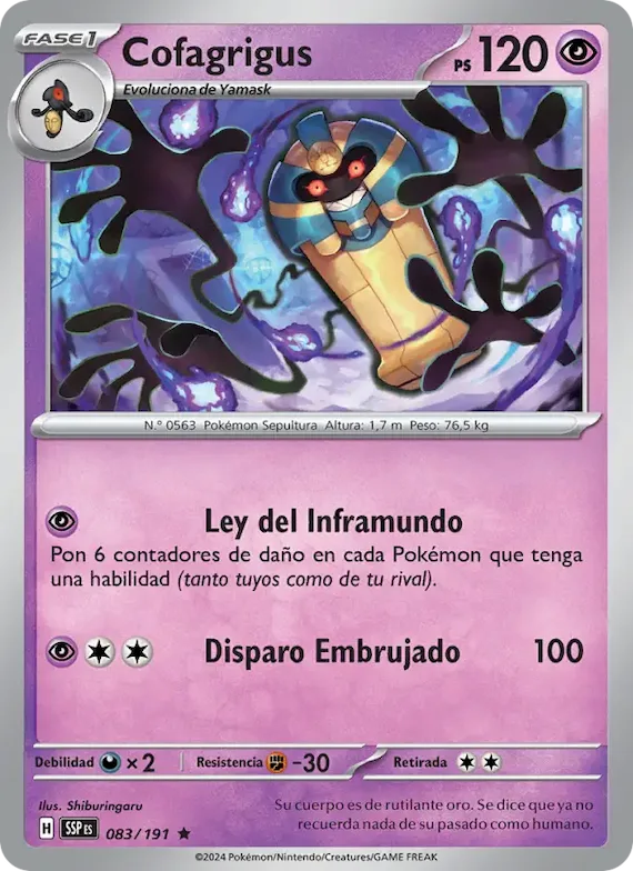 Cofagrigus 83 – Chispas Fulgurantes