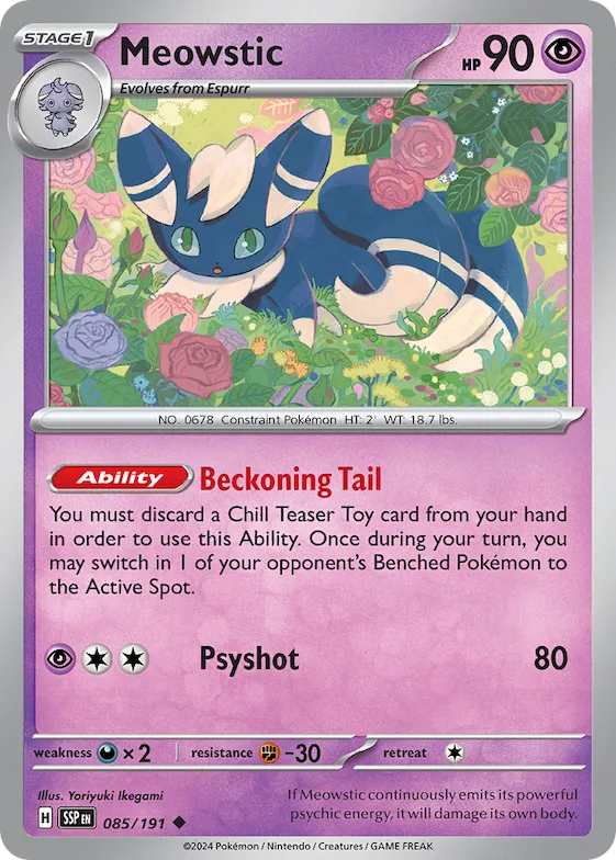 Meowstic 85 – Fagulhas Impetuosas