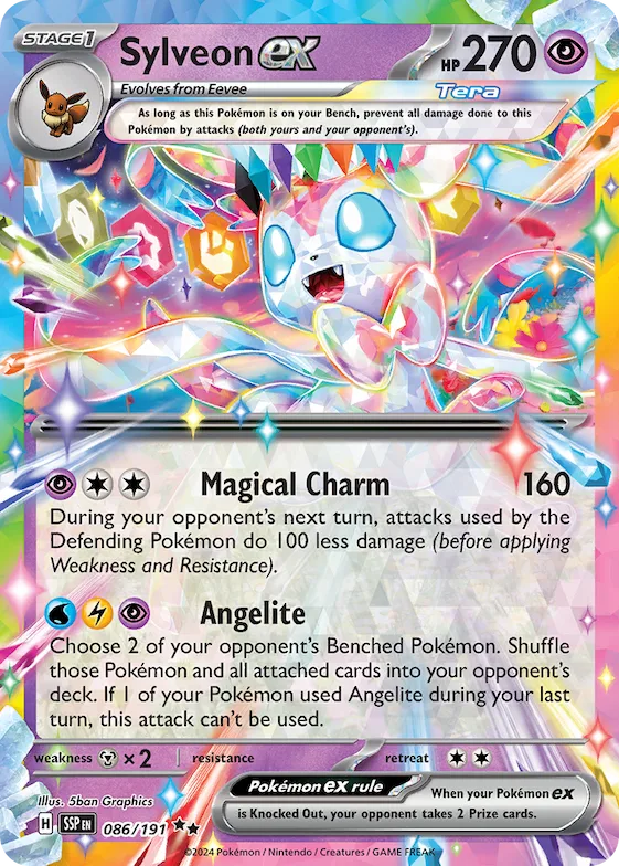 Sylveon ex #86 – Surging Sparks