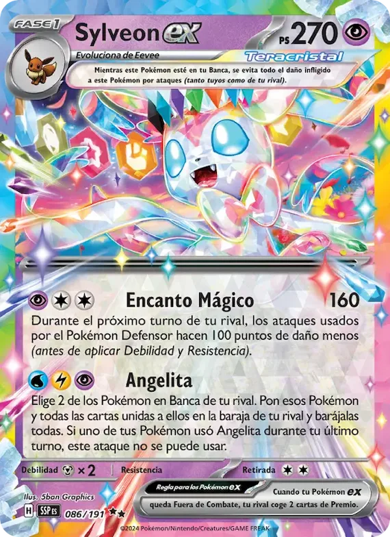 Sylveon ex 86 – Chispas Fulgurantes
