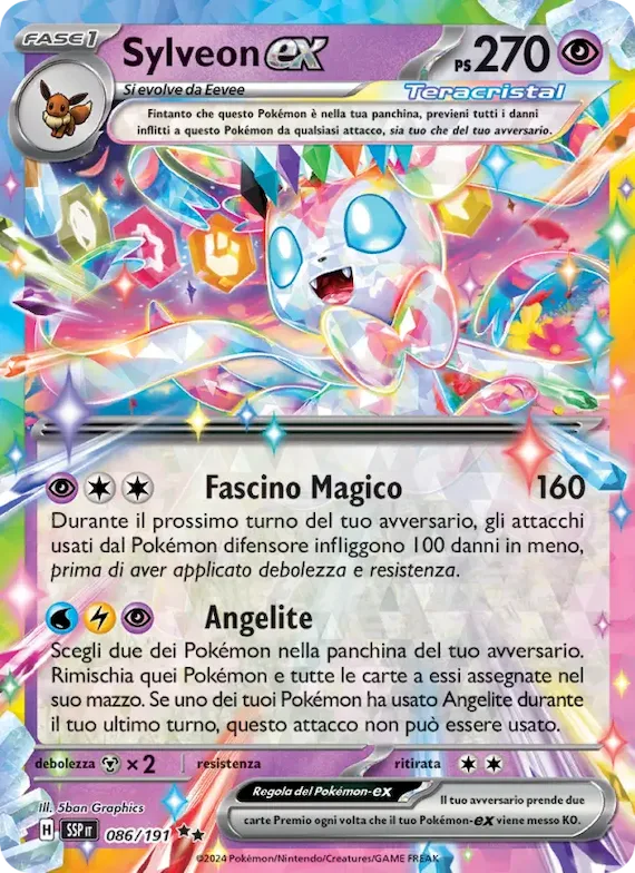 Sylveon-ex 86 – Scintille Folgoranti