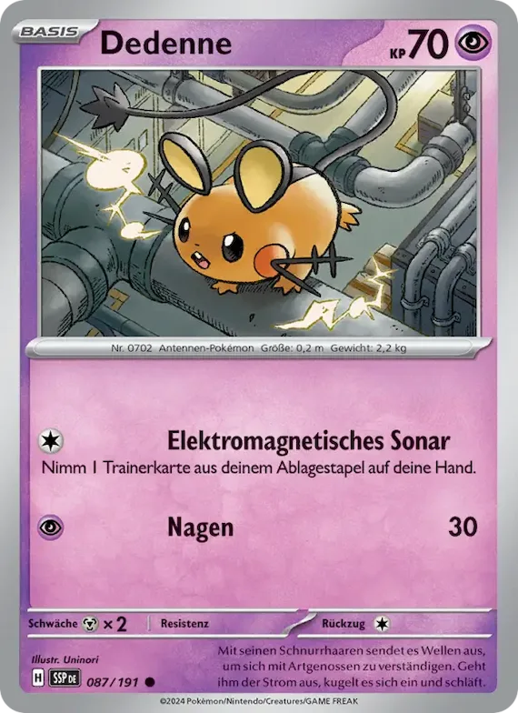 Dedenne 87 – Stürmische Funken