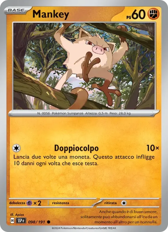 Mankey 98 – Scintille Folgoranti