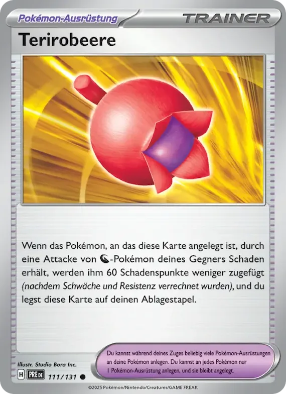 Terirobeere 111 – Prismatische Entwicklungen