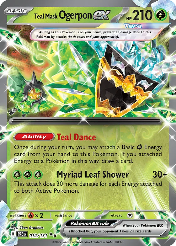 Teal Mask Ogerpon ex #12 – Prismatic Evolutions
