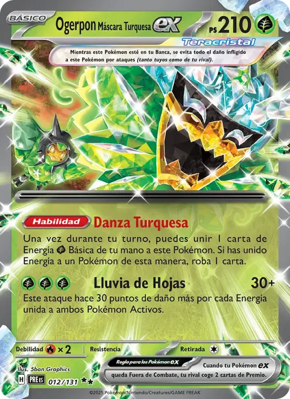 Ogerpon Máscara Turquesa ex 12 – Evoluciones Prismáticas