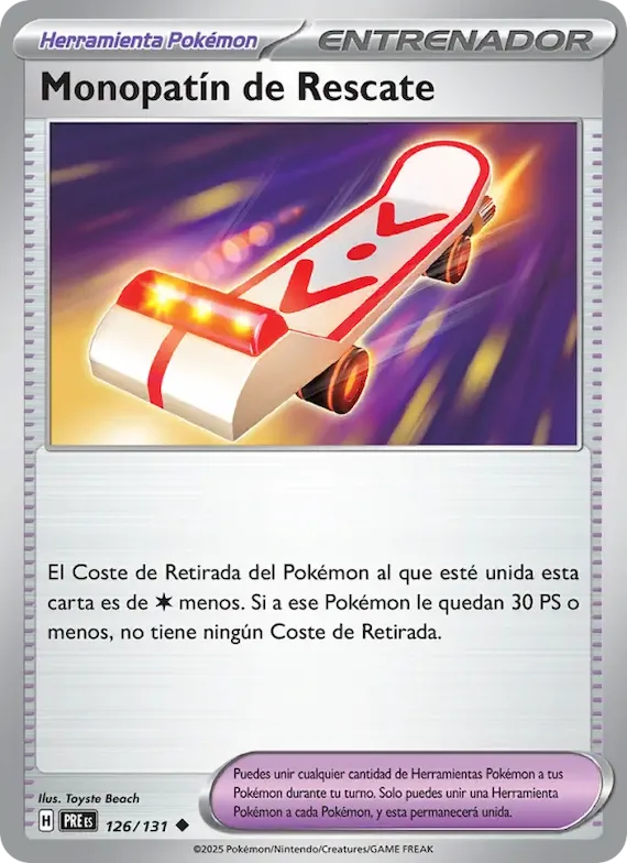 Monopatín de Rescate 126 – Evoluciones Prismáticas