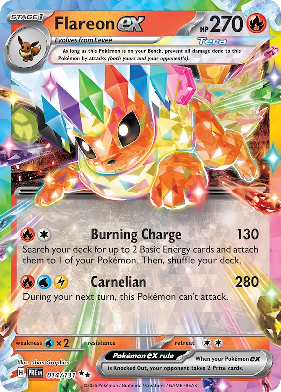 Flareon ex #14 – Prismatic Evolutions